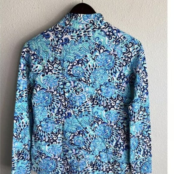 NWT Lilly Pulitzer Janie Popover in Light Aqua Spritz Size XXS - Picture 3 of 10
